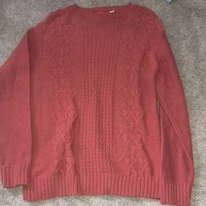 beautiful cable knit sweater